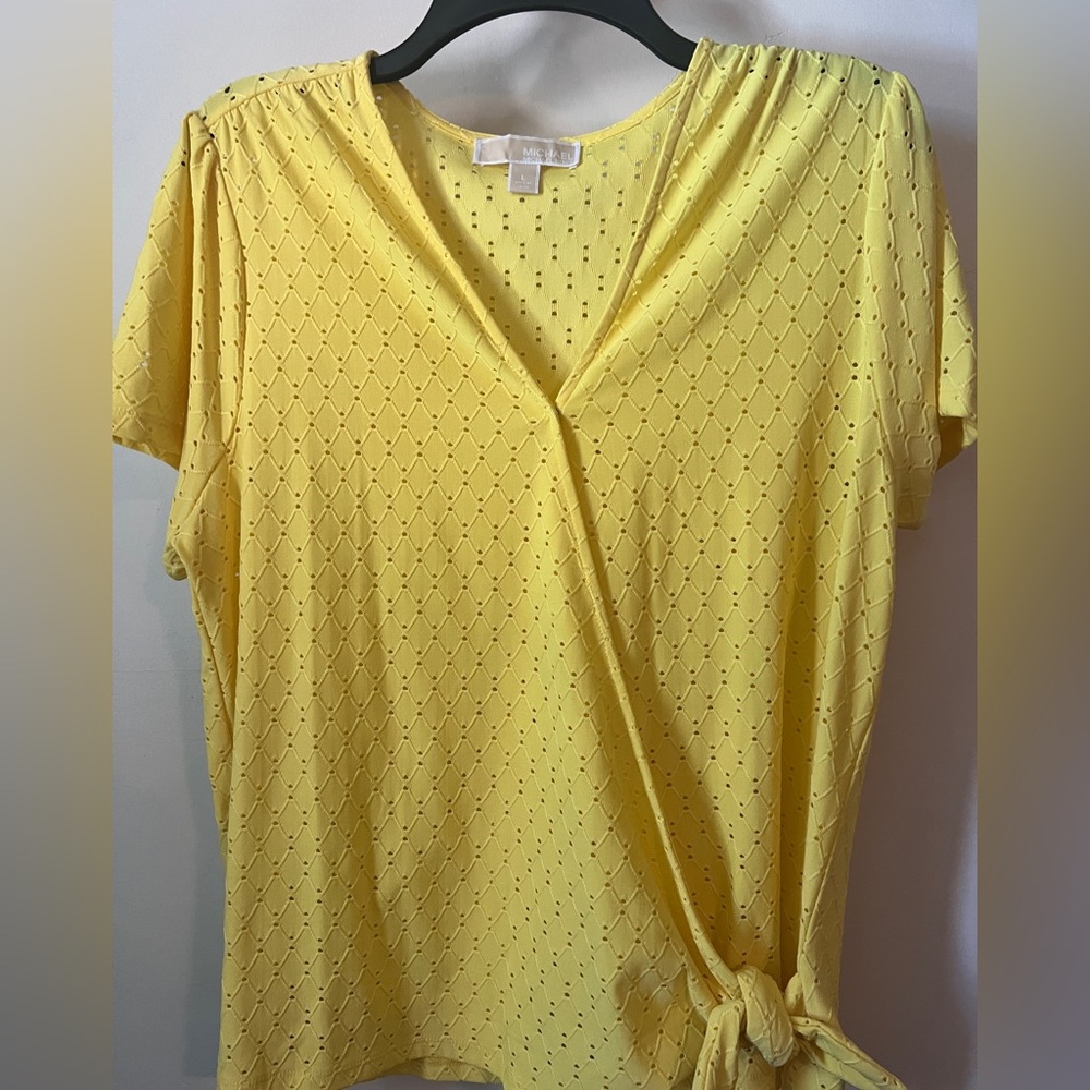 Michael Kors Yellow Blouse